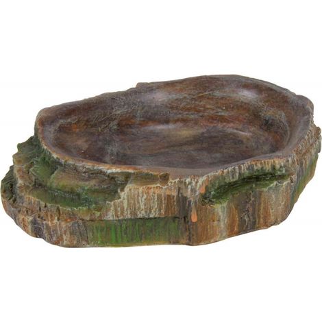 Trixie - Ciotola per Acqua e Cibo per rettili, 13 x 3,5 x 11 cm