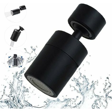 Weitwinkel-Küchenarmatur-Luftsprudler, Universal, Dual Speed, Filter-Luftsprudler, Universal, Dual Speed, 80°, schwarze Innenzähne, F22