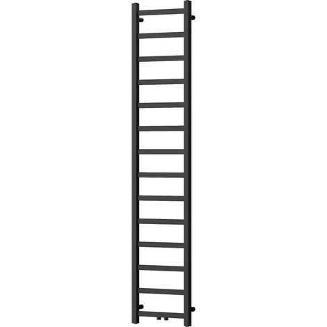Radiateur de salle de bain Mexen Bolt 1800 x 400 mm, 406 W, noir - W126-1800-400-00-70 (1/3)