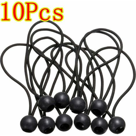 Lot de 10 sangles de tension avec élastiques, élastiques pour bâche (1/4)