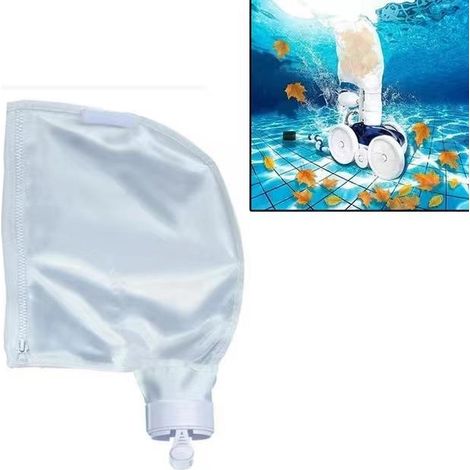 Sacchetto per pulitore per piscina, sacchetto di ricambio in nylon con cerniera per ricambi per pulitori per piscina Polaris 280 e 480 (1/5)