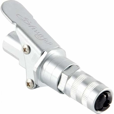 CHOYCLIT Raccord G pour Pistolet à Graisse, Embout Conique Adaptateur de Sécurité Hydraulique, Fixation Rapide pour Graisseur Cônique, Facile à Monter et Démontrer, Coupleur de Lubrification (1/5)