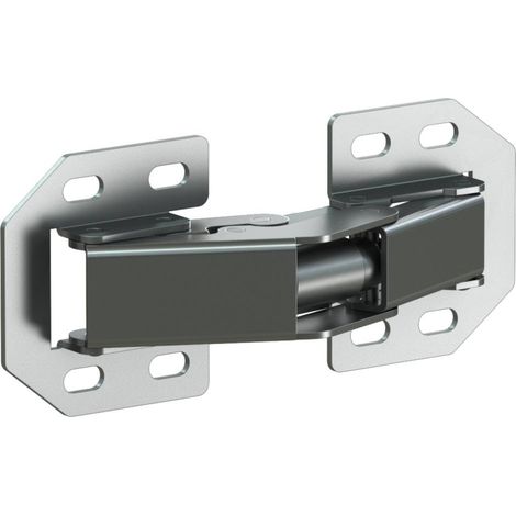 Charnière invisible bistable ouverture à 90° 44x104,5/26mm inox - PINET - 7019000 (1/2)