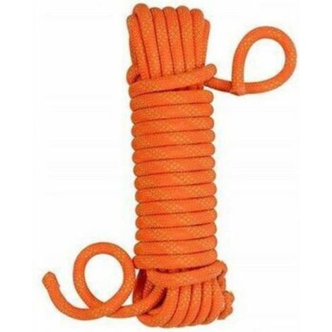 Corde De Sécurité - Nylon 10 Mm - 10 M - Charge Statique 1800 Kg - Pour Escalade Camping Randonnée Sauvetage - 1 Pièce (1/5)