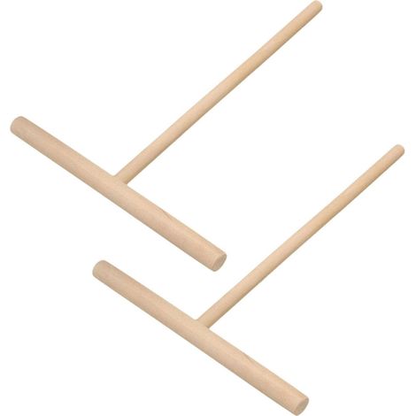 Stück Holzstäbchen zum Verteilen von Pfannkuchenteig, runden Teig verteilen, Pfannkuchen- und Crêpe-Teig verteilen, Küchenhelfer