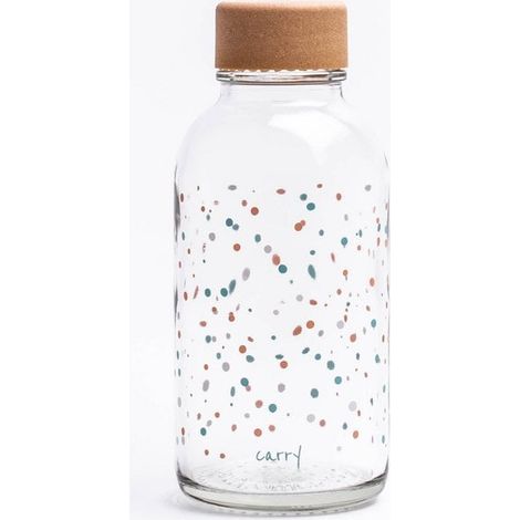 Gourde en verre réutilisable bouteille sport et bureau motif cercles colorés 0,4 L 700 ml - PANGIVO (1/5)