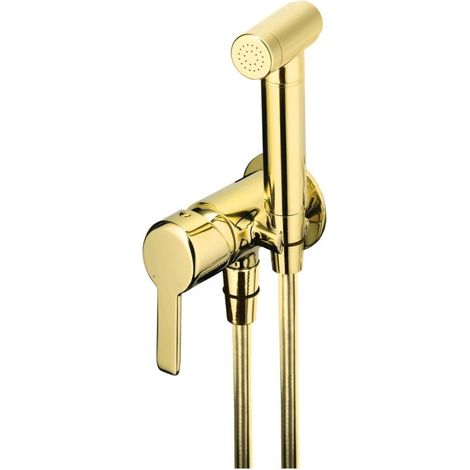 Miscealtore bidet a scomparsa con doccetta bidet finitura colore oro - Stapol
