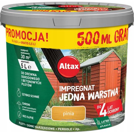 ALTAX Imprägnierung „Einschichtig“ – Kiefer  5 l 1 Stk.