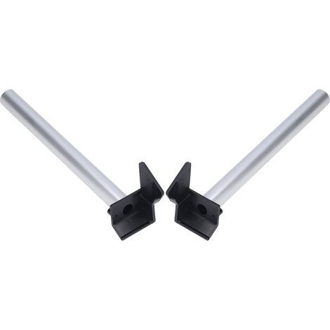 2 Pièces Gouttière de Serre Évacuation d'Eau Argentée Kit de Drainage avec Tuyau de Descente