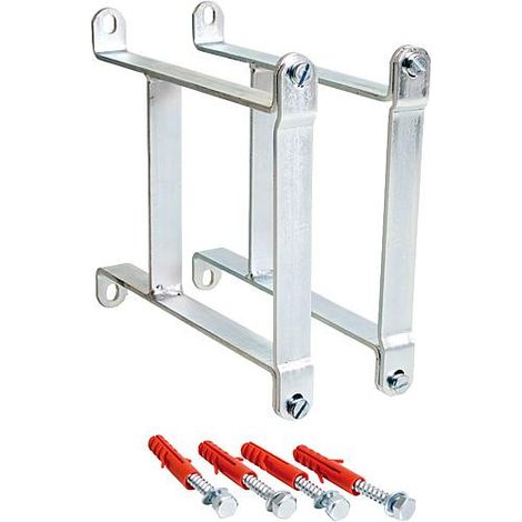Fixation universelle murale WS type H-HW 220 galvanisée zinguée avec matEriau de fixation 1 paire (1/2)