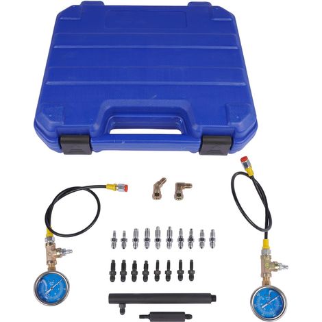 Kit de jauge de pression de frein, testeur de pression de frein, appareil de diagnostic pour tester le système de freinage pour voitures et camions 0-3500PSI (1/5)