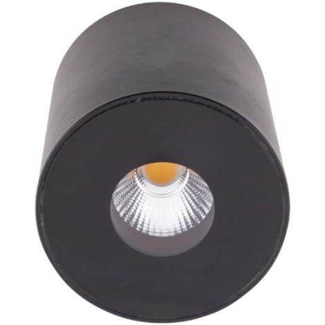 Faretto soffitto tondo nero Plazma LED 13W Maxlight