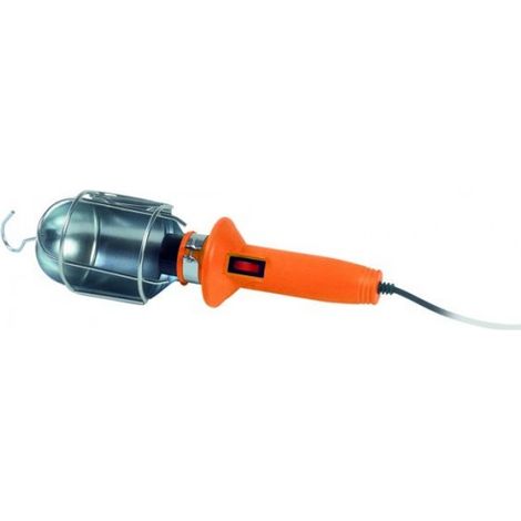 FPLUS lampara port.10m+int.metalica , LAMPARA PORTATIL CON INTERRUPTOR METALICA (10 mts.) MEDIDAS: DIAMETRO 10CMx32CM