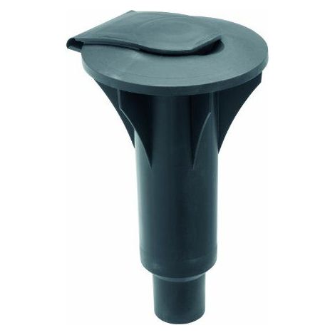Brabantia 296789 Douille Plastique pour Fixation dans le Bêton Noir 45 mm (1/2)