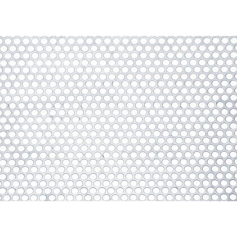 11,8" x 5,9" 304 Inox Acier Perforé Tôle, 0,3" Rond Trou 20GA Expansé Métal Maille Plaque Paravent Décoratif Mailles pour Ventilation Grill (1/5)