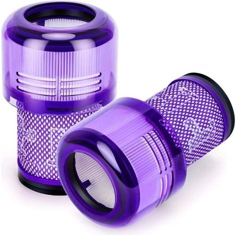 Confezione da 2 filtri HEPA per aspirapolvere senza fili Dyson V12 Detect Slim Absolute Extra Fluffy Total Clean Motorhead Complete (1/4)