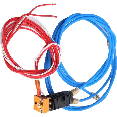 3D-Extrusionsset mit 2 Einlässen und 1 Auslass (1,75 mm) für CR10S PRO und Ender-3, 12-V-Heißkopf