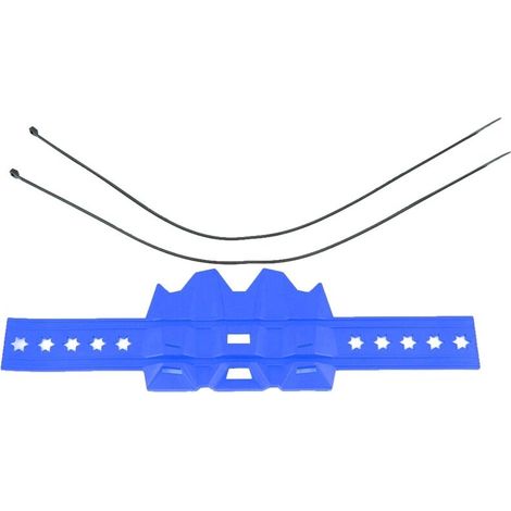 Motorcycle Universal Tipe D'échappement Protecteur de Protection Anti Hot Guard Anti-scalding Protector Anneau pour Tuyaux D'échappement du Silencieux (BLUE (1/5)