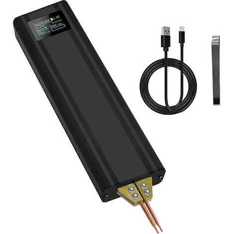Machine de soudage par points portable à 80 vitesses, écran numérique OLED et technologie à double impulsion pour batteries lithium-ion 18650 (cellules de téléphone portable). - JBMEDIA (1/4)
