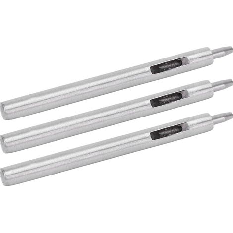 Rundstanzwerkzeug aus legiertem Stahl (3er-Set) für Lederarbeiten (3 mm). (1/5)