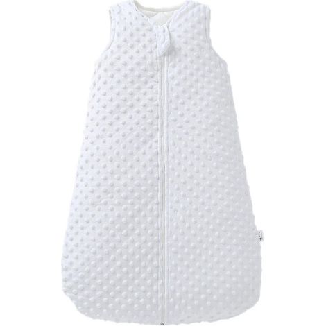 Dicker, trittfester Winterbabyschlafsack, weiß (1/5)