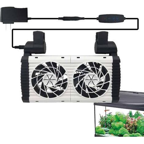 Aquarium Refroidisseurs Aquarium Fan Fish Tank Ventilateur Ventilateur Marine 2 Ventilateur (1/4)