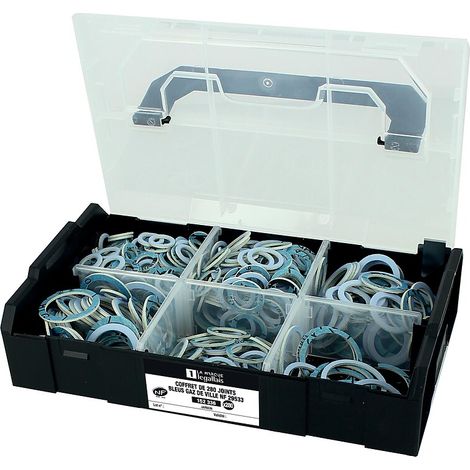 Joints fibre élastomère Certigaz Jarnon en coffret L-BOXX de 280 joints - NORD PICARDIE JOINTS (1/2)