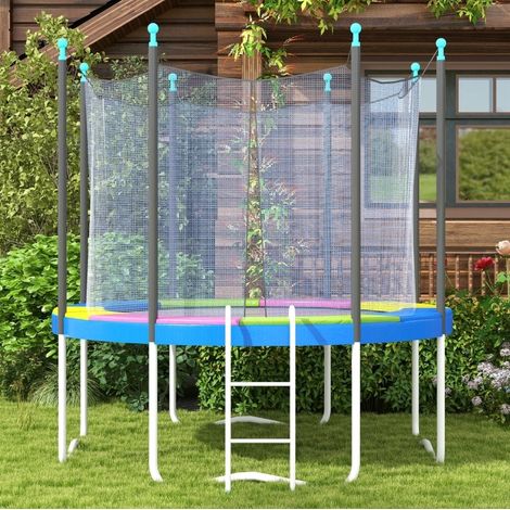 Protección de borde para trampolín Ø244 cm, impermeable, multicolor DESVIAE (1/5)