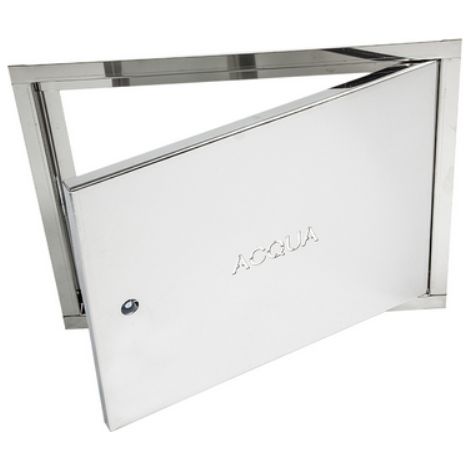 SPORTELLO PER PROTEZIONE ACQUA ZINCATO Misura: H1xL1(nicchia)31x41- HxL 35x45 (1/2)