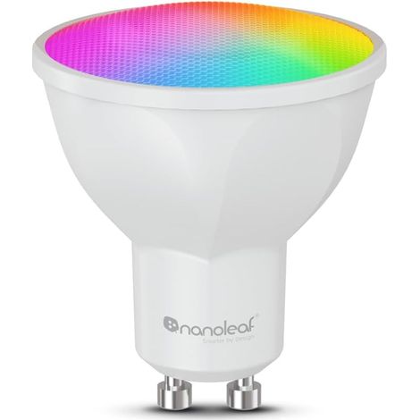 Ampoule LED GU10 Matter - 1 Unité - RGBCW - WiFi Bluetooth - 400 Lumens - Compatible Alexa Apple (1/5)