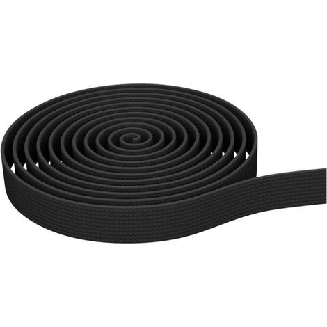 Riel de tela V-TAC de 10 m para instalación de focos, gris oscuro