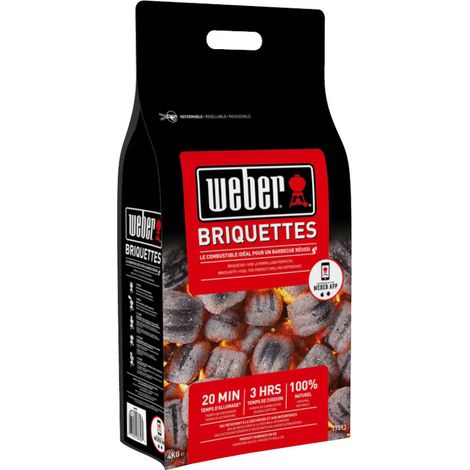 WEBER BRICCHETTI CARBONE DA 4 KG- 1,0 pz