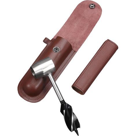 Broca de madera para supervivencia al aire libre AIDUCHO, broca multifuncional tipo ojo de escocés, para uso en exteriores y acampada, barrena manual, herramienta de supervivencia al aire libre (1/5)