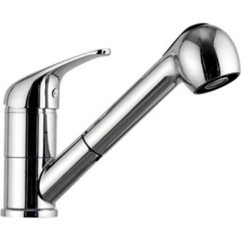 Miscelatore monocomando lavello con doccia estraibile 2getti linea epic rubinet