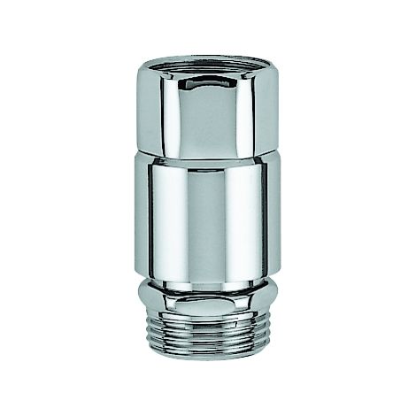Sicherungskombination 41231 DN20 mit Rohrbelüfter Bauform C und RV chrom (1/4)