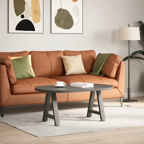 Maison Exclusive - Couchtischbeine A-Form 2 Stk. Anthrazit 38x(42