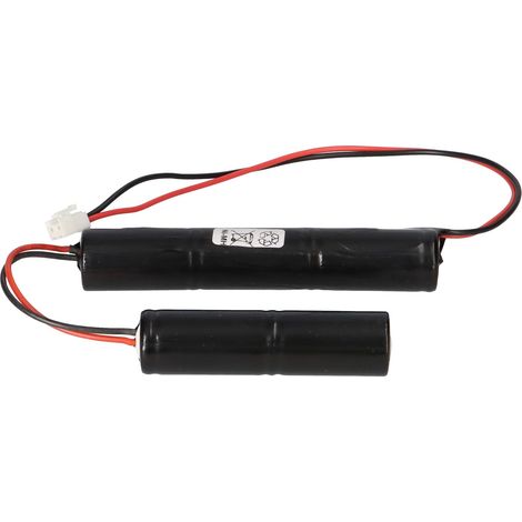 Notleuchtenakku 6V 2500mAh NiMH Sub-C L1x3+L1x2 (1/5)