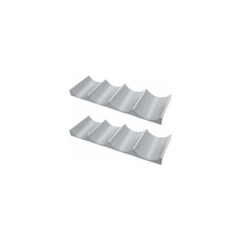 Set mit 2 Flaschenhaltern aus Kunststoff im europäischen Stil für Kühlschrank, Schlafzimmer, Küche, Arbeitsplatte (Farbe zufällig) (1/5)