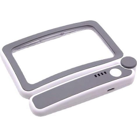 LED-beleuchtete Taschenlupe mit hellem Display zum Lesen von Zeitungen (1/5)