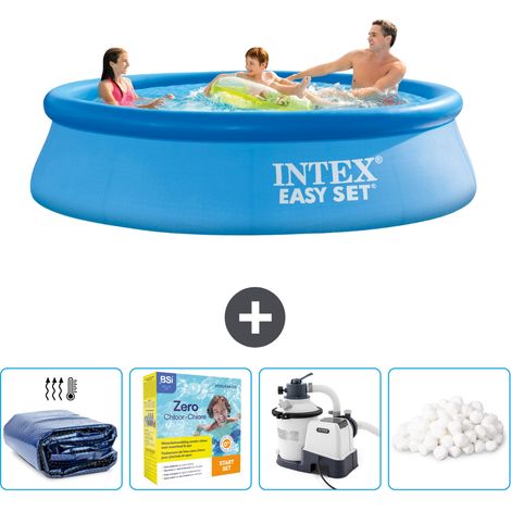 Intex Piscine Easy Set Ronde - 305x76 cm - 5-pièces SCB70 (1/5)