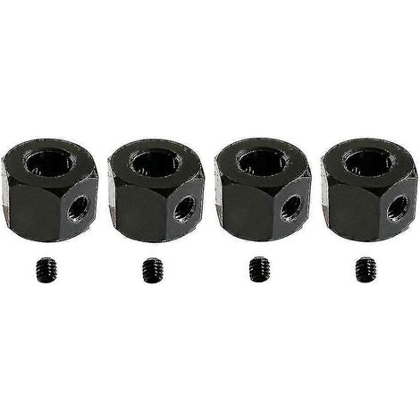 4 adaptateurs hexagonaux de moyeu de roue en métal de 5 mm à 12 mm pour voiture RC D12 C14 C24 B14 B16 Mn D90 D91 (1/5)