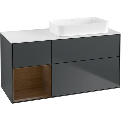 Villeroy & Boch F681GNHG Meuble sous-lavabo Finion F68 (1/2)