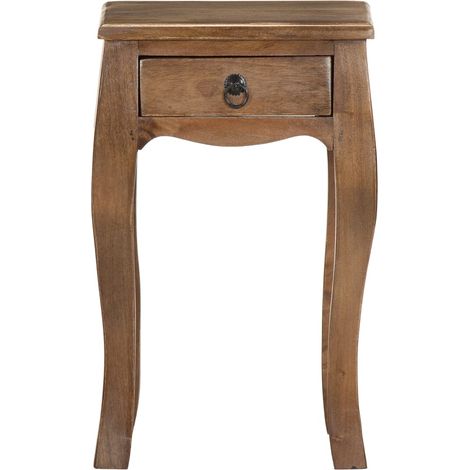 Maison Exclusive - Comodino 28x28x46 cm in Legno Massello di Mango