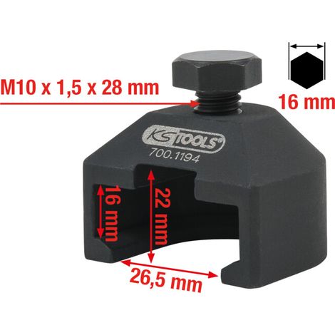 Extracteur de bras d'essuie-glace pour Audi Q7, 26,5mm (1/5)