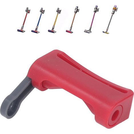 Kompatibel mit Dyson V6/V7/V8/V10/V11 Staubsaugern: Verriegelungsclip für Schalter (rotes Verriegelungszubehör). (1/5)