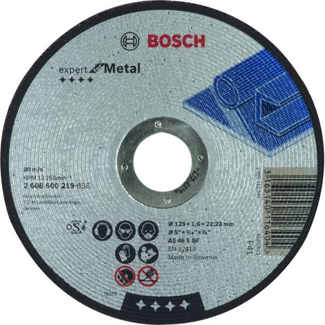 2608600219 - Mola da taglio diritta Expert for Metal AS 46 S BF, 125 mm, 1,6 mm
