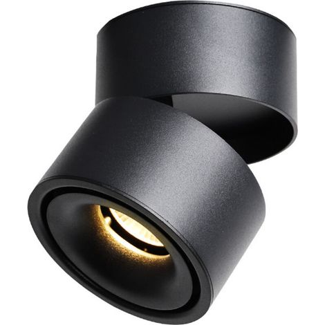 KZQ Faltbarer LED-Spot mit mehreren Winkeln, Schwarz, drehbare Deckenleuchte