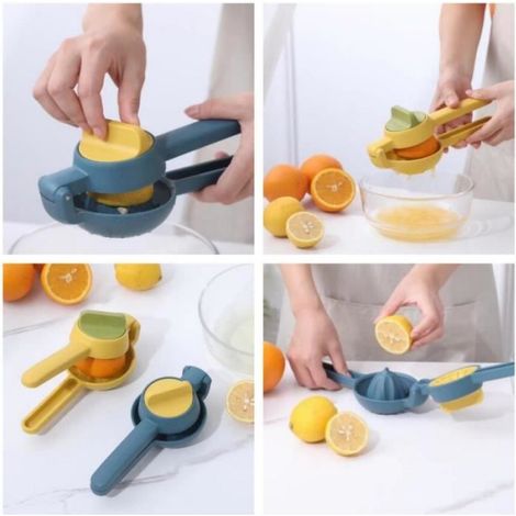 Presse agrume manuel,pince à citron de ménage manuel,presse fruit en plastique,outil de extrusion de jus,pour (1/4)