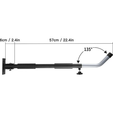 1 paire de supports de rangement muraux pour boîte de chargement sur le toit de la voiture, planche à pagaie (1/5)