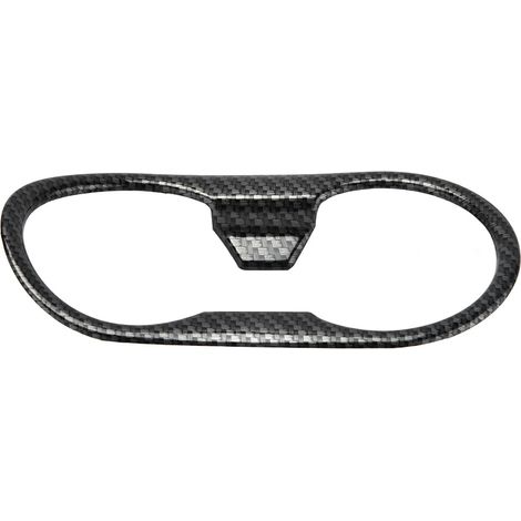 Cornice portabicchiere, 1 pezzo, copertura decorativa per cornice portabicchiere anteriore auto in fibra di carbonio per MG ZS 2017-2018 (1/5)
